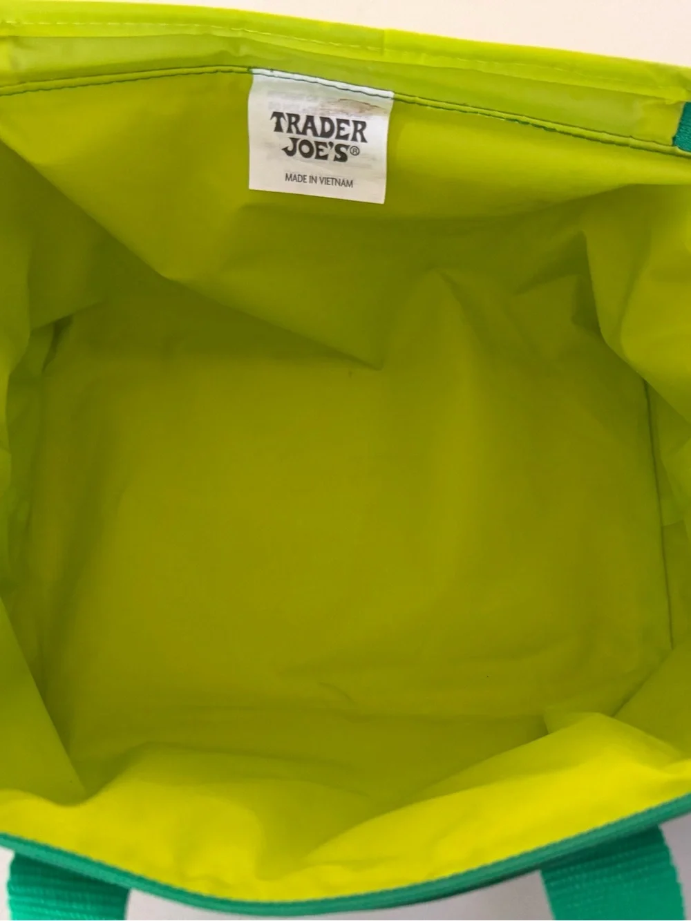 TWO Trader Joe’s Mini insulated bag - Green / Teal